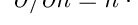 $\partial /\partial n = \vec{n}\cdot \nabla $